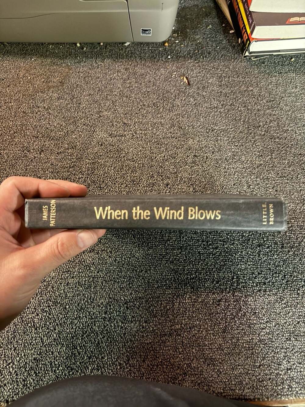 When the Wind Blows by James Patterson Hardcover Novel